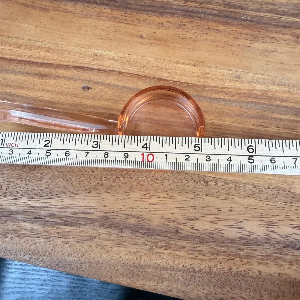 Fostoria Pink Depression Glass Mayonnaise Ladle Sauce Server Vintage